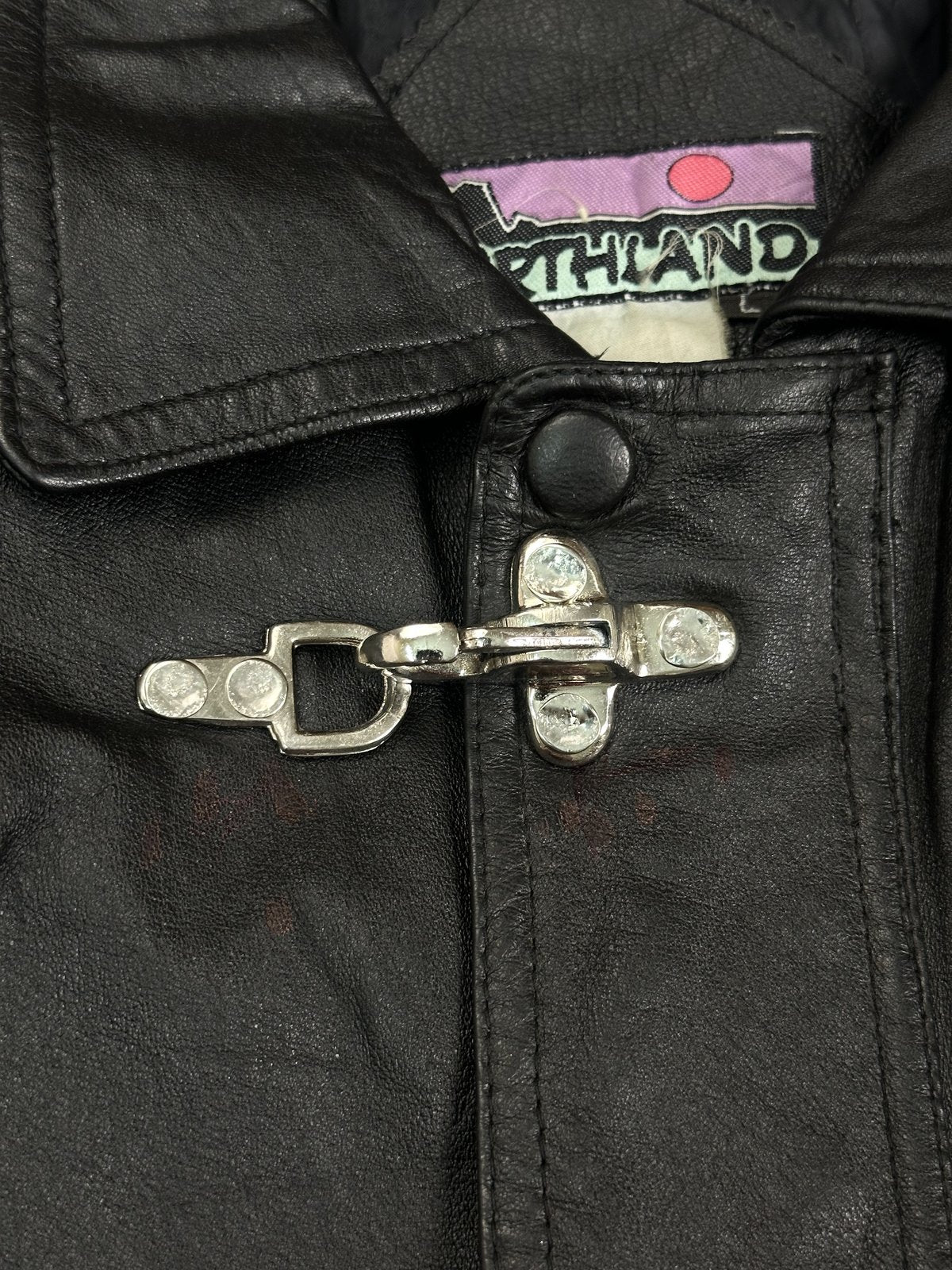 The size XXL black jacket, 27 inches long through the body