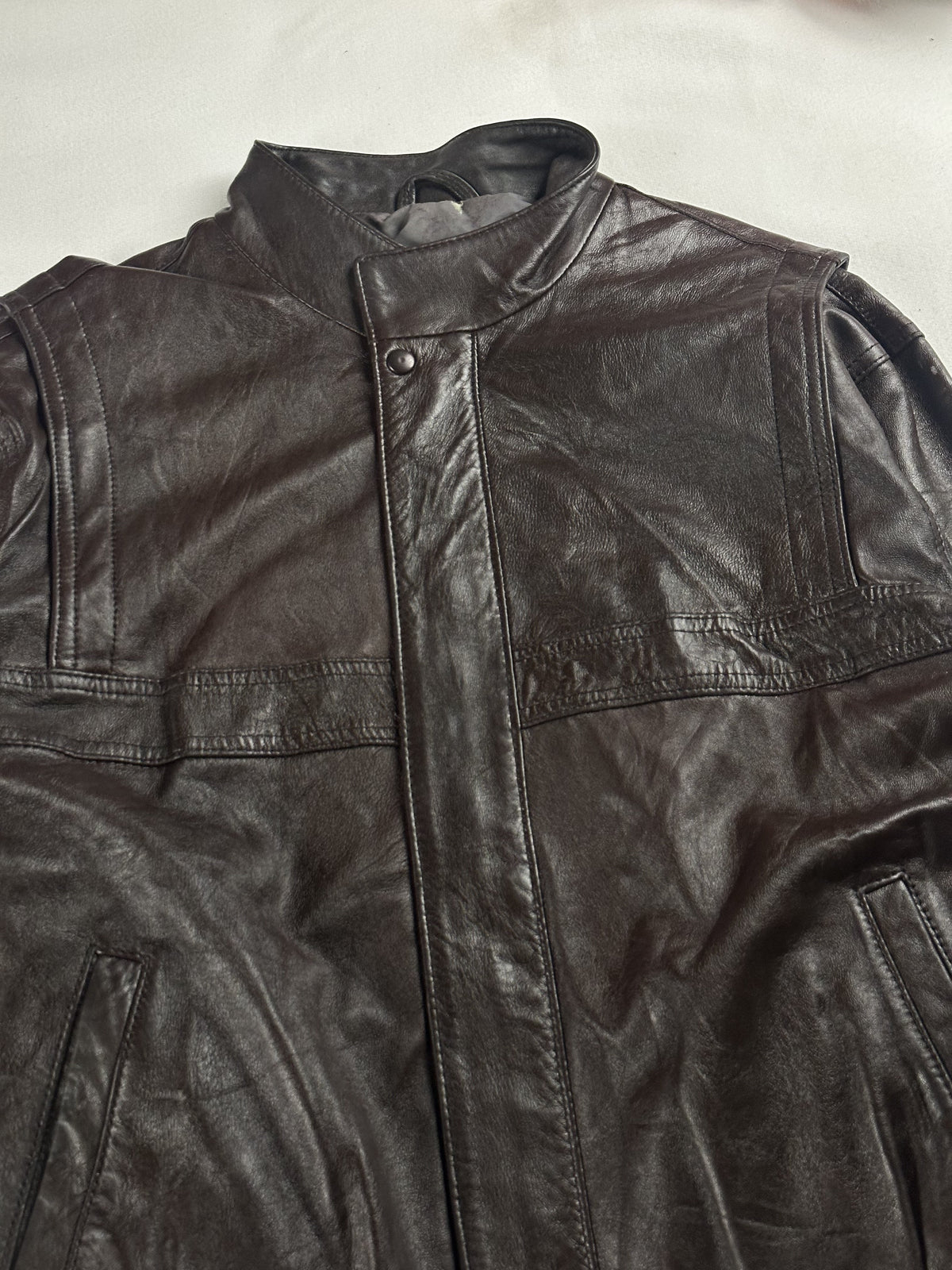 The size XL field jacket, 28 inches long through the body